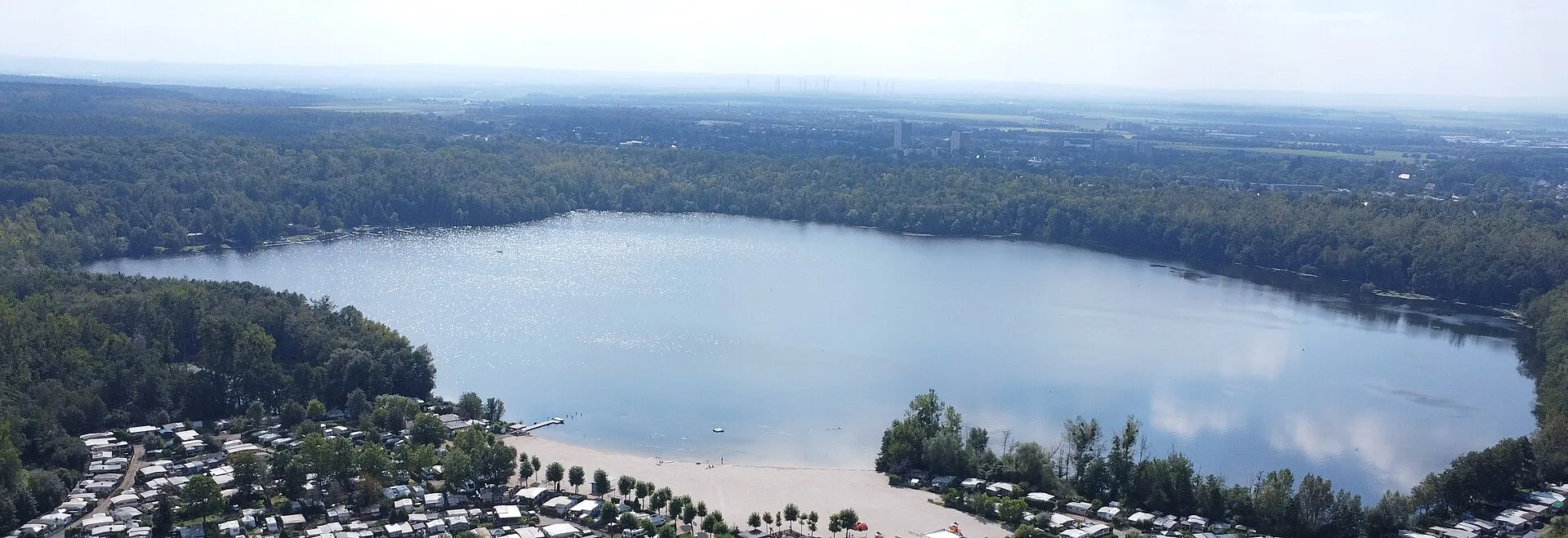 The former lignite mine and present-day recreational lake Liblar