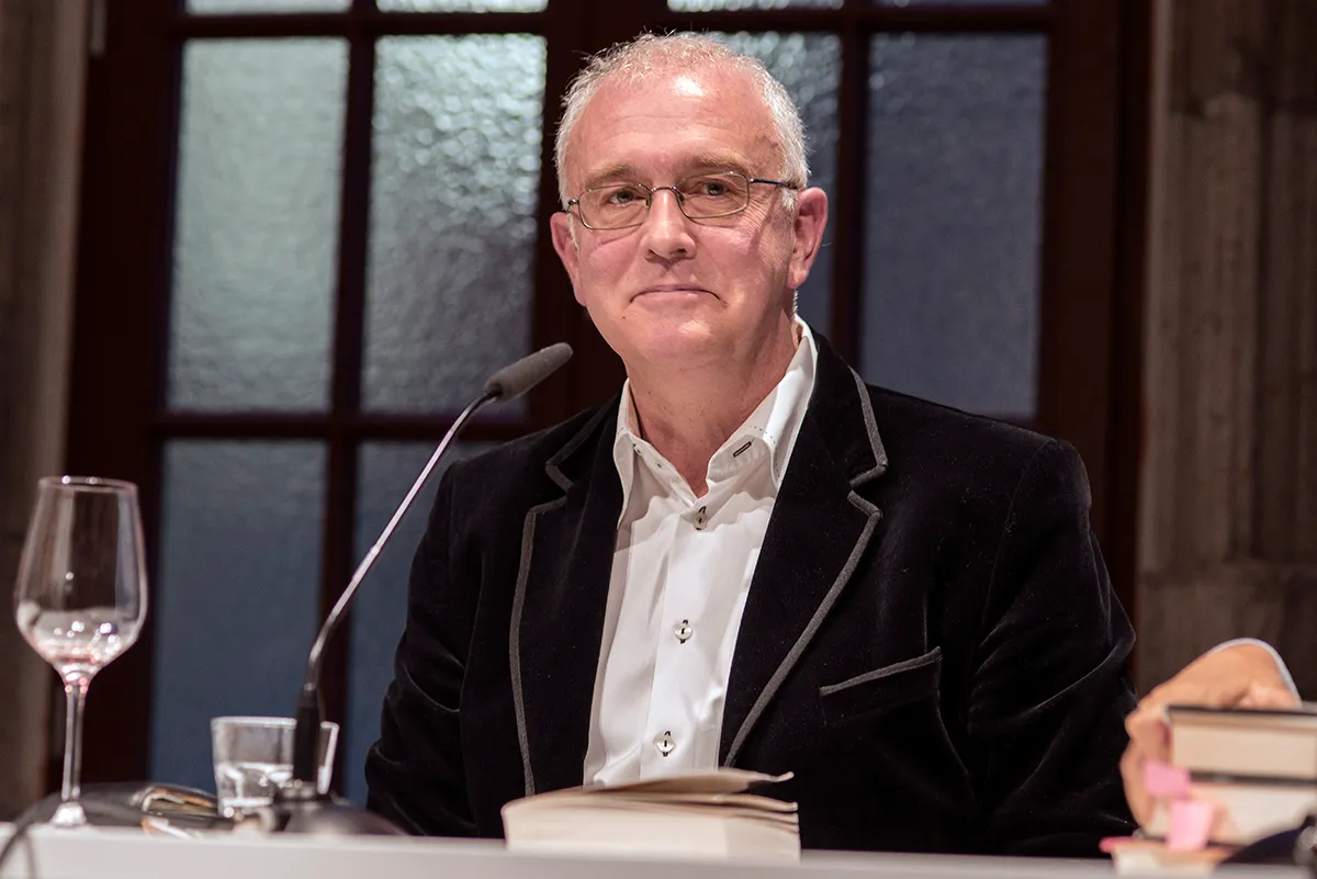 The irish writer Joseph O'Connor at Literaturhaus Cologne, may 2015