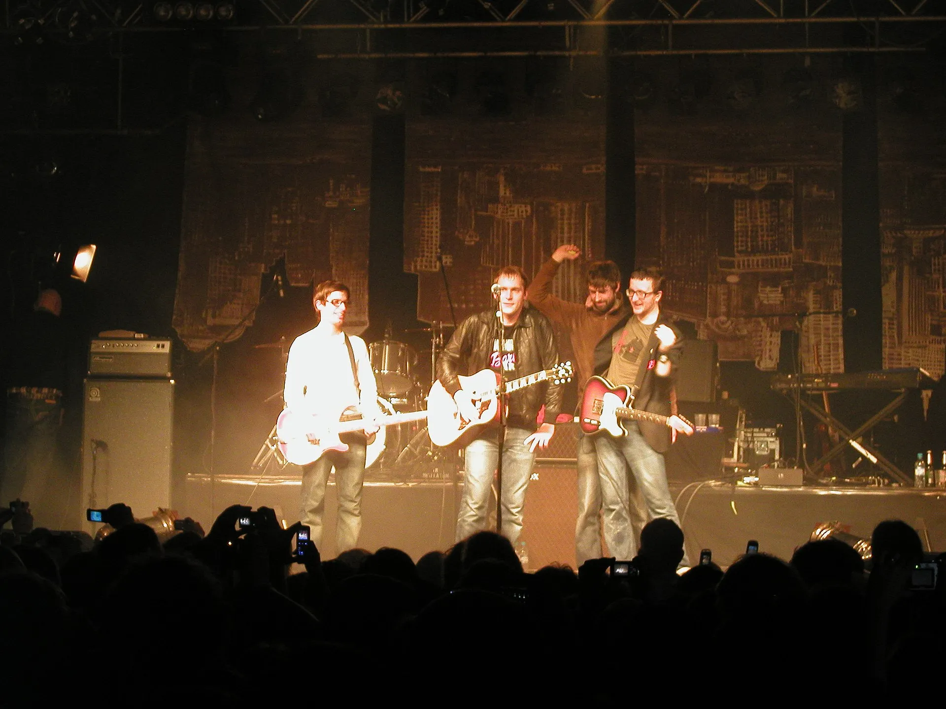 Die Hamburger Band Tomte beim Konzert in der Live Music Hall in Köln am 11. März 2006