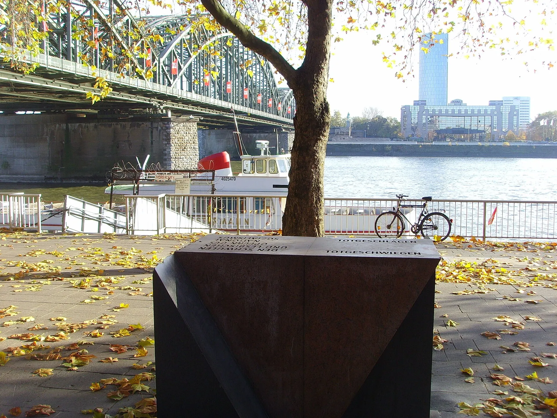 Standort des Mahnmal am Rhein