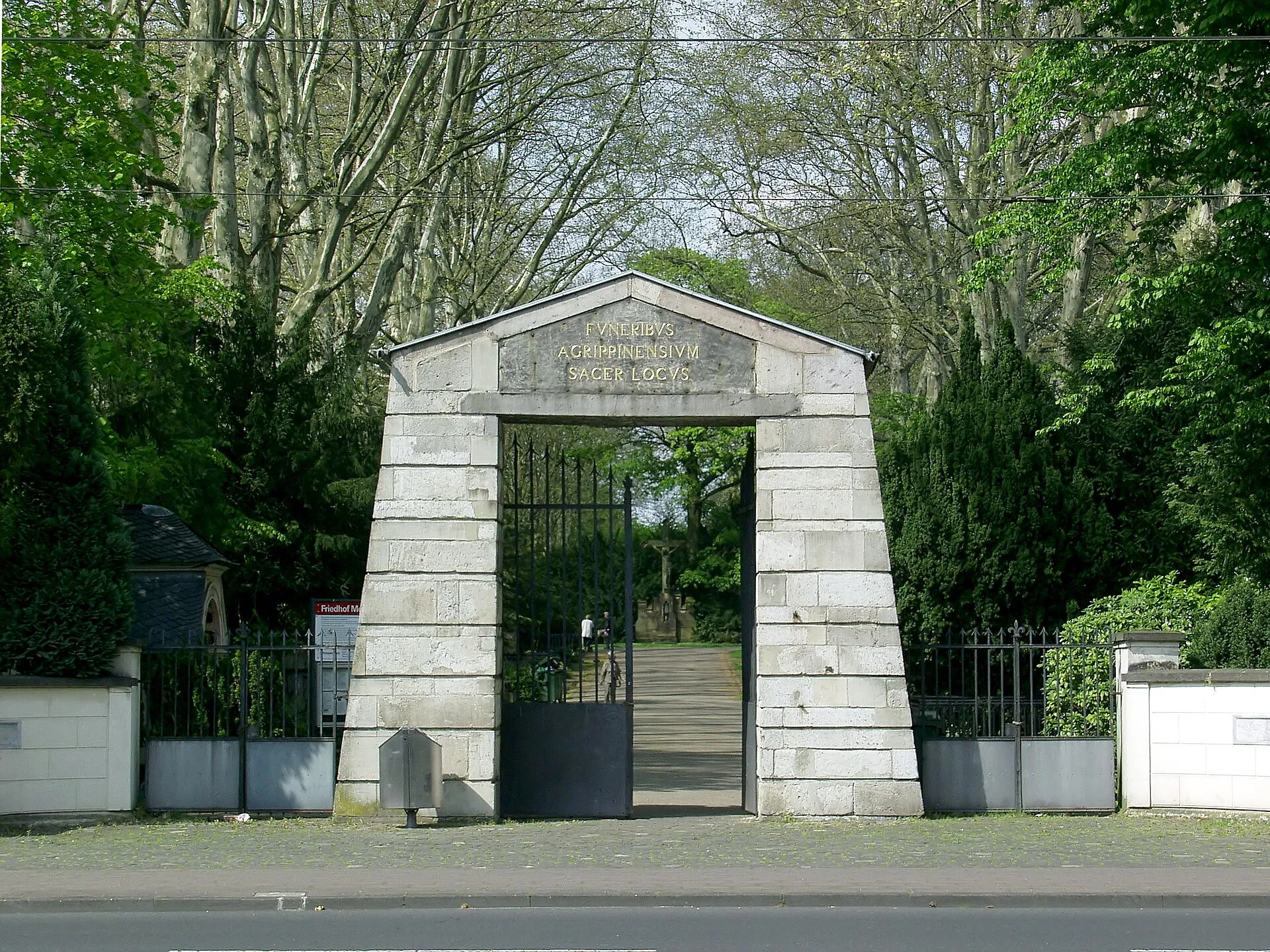 Melaten-Friedhof , östlicher Nebeneingang Aachener Straße