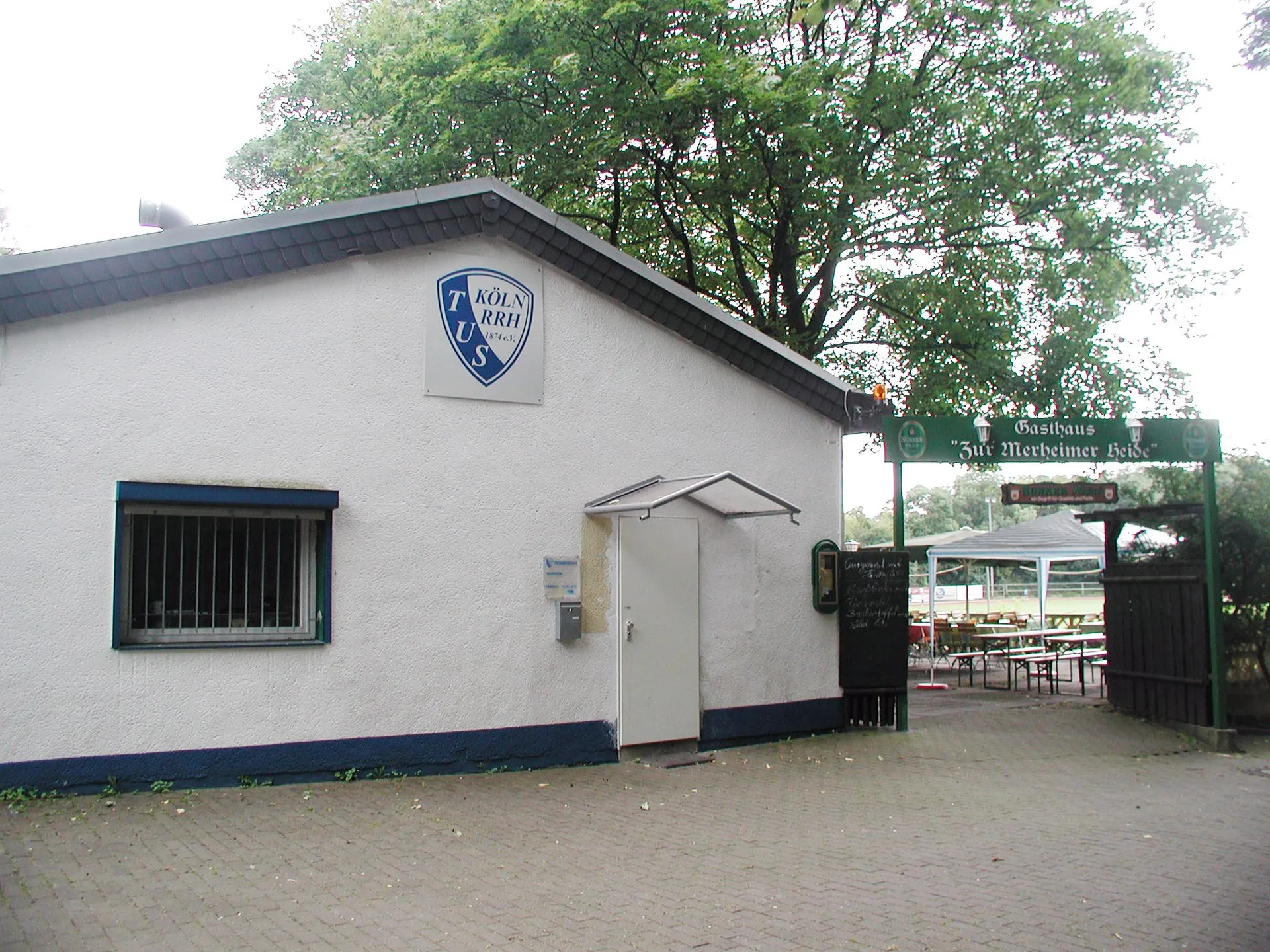 Köln, Merheimer Heide "TUS RRH Kalk" Klubanlage Detail