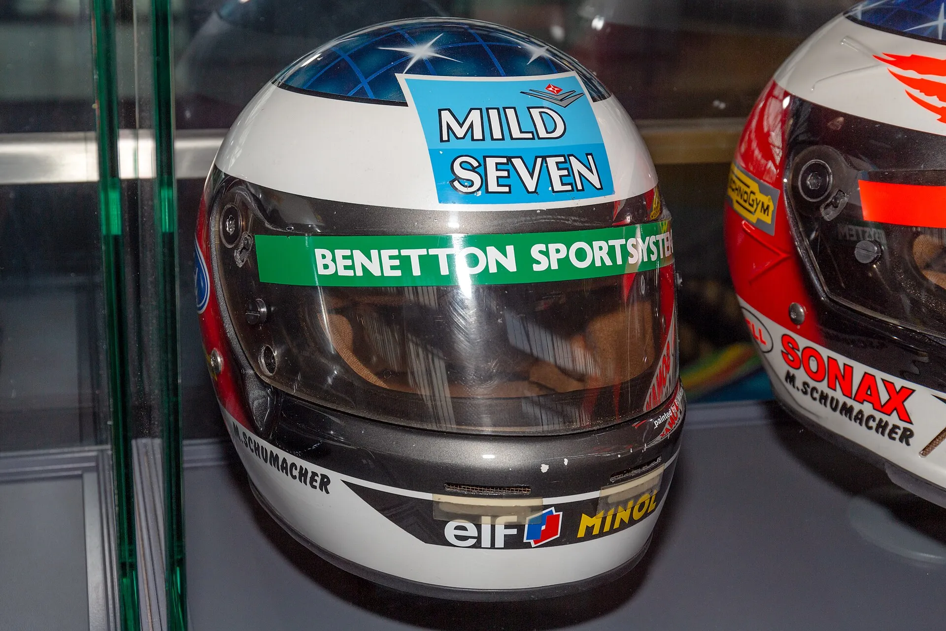 Michael Schumacher Private Collection : Michael Schumacher's helmet in 1994 (Bell 94 3)