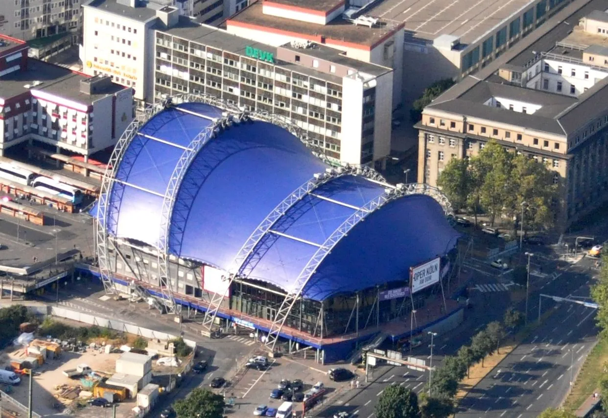 Luftaufnahme „Musical Dome“, 2012
