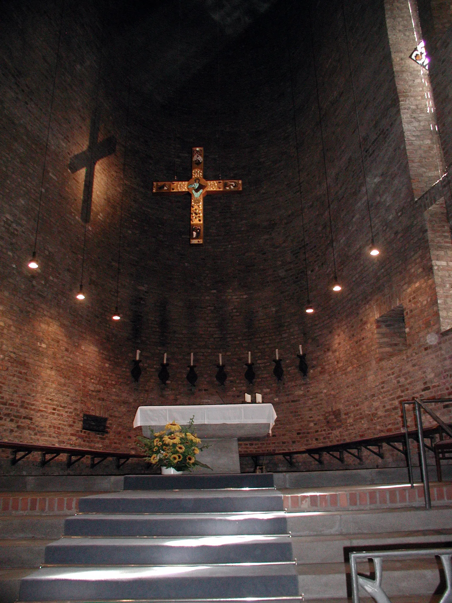Cologne, inside of church "Neu-St-Alban"