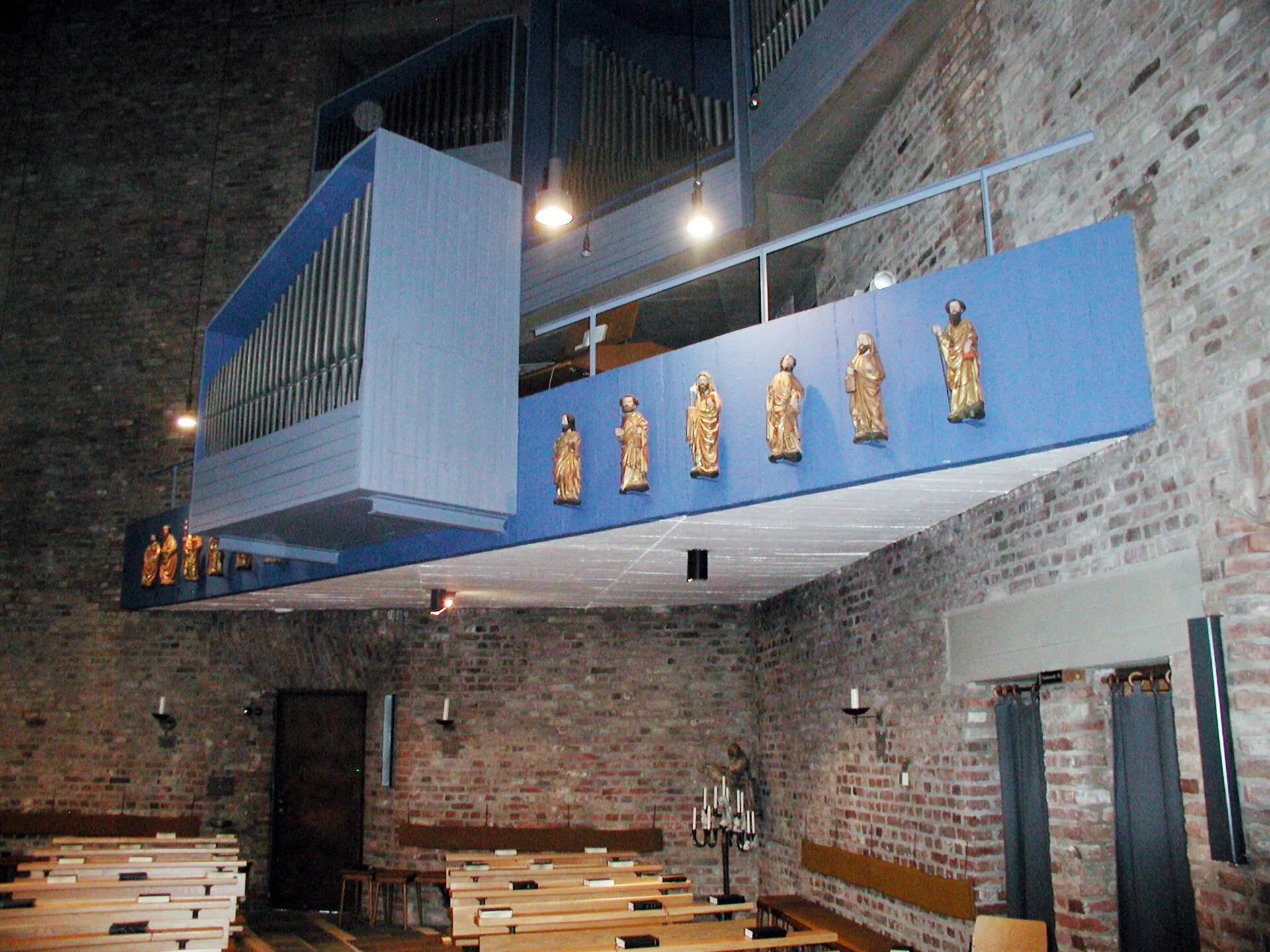 Cologne, interior of church "Neu-St-Alban"