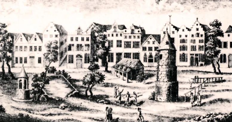 Neumarkt, Mühlenturm, Tränke und Brunnentürmchen im 16. Jahrhundert