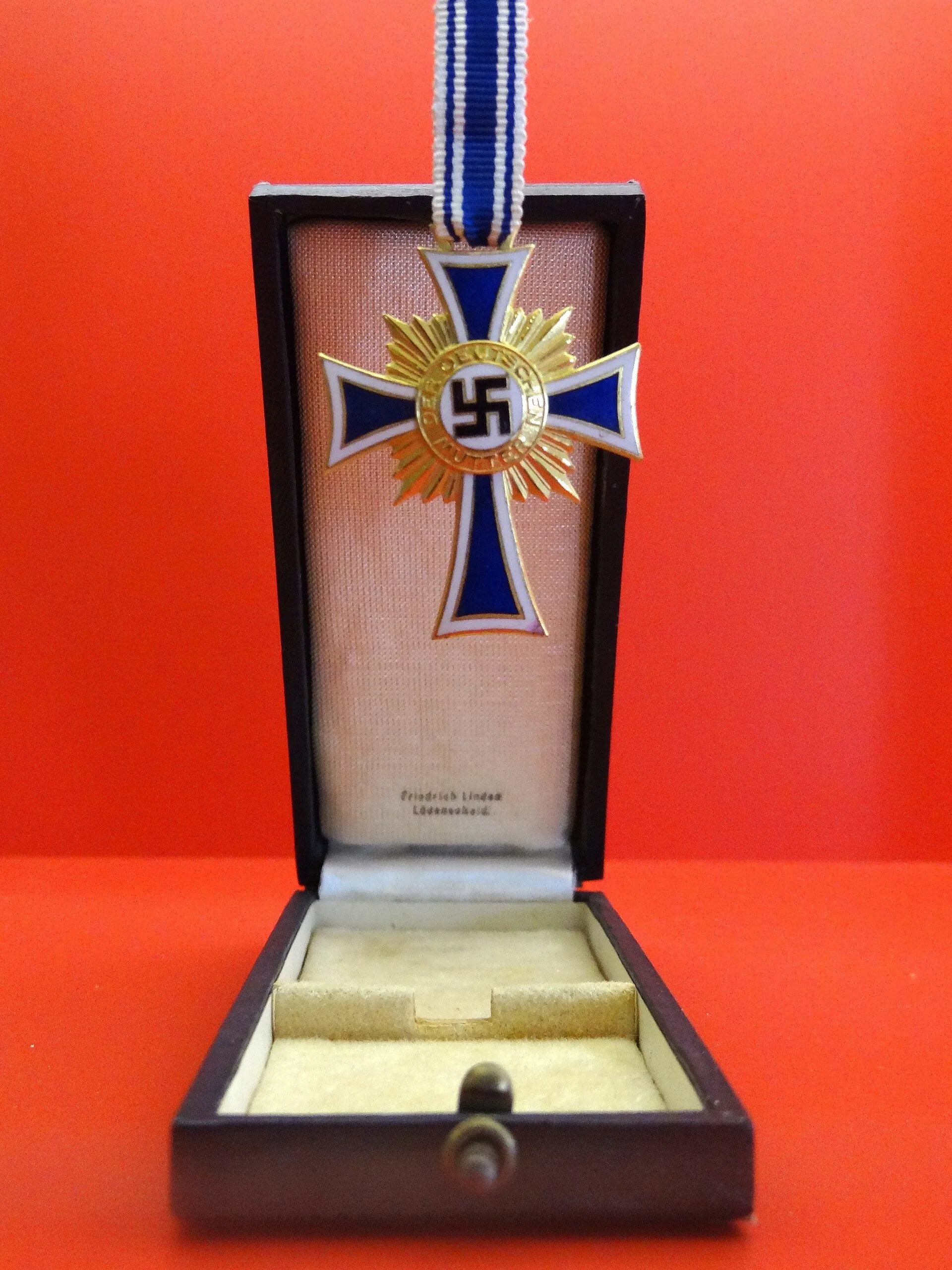 Mutterkreuz (Mother's Cross) - Nazi Medal Displayed at National Socialism Documentation Center (NS-Dokumentationszentrum) - Former Gestapo Headquarters - Koln (