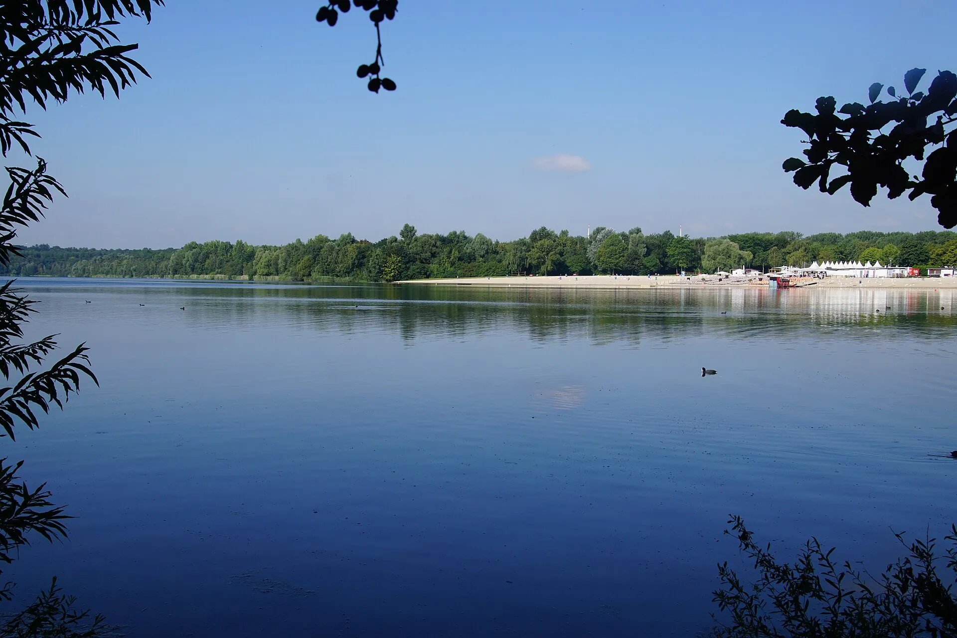 Otto-Maigler-See mit Strandbad