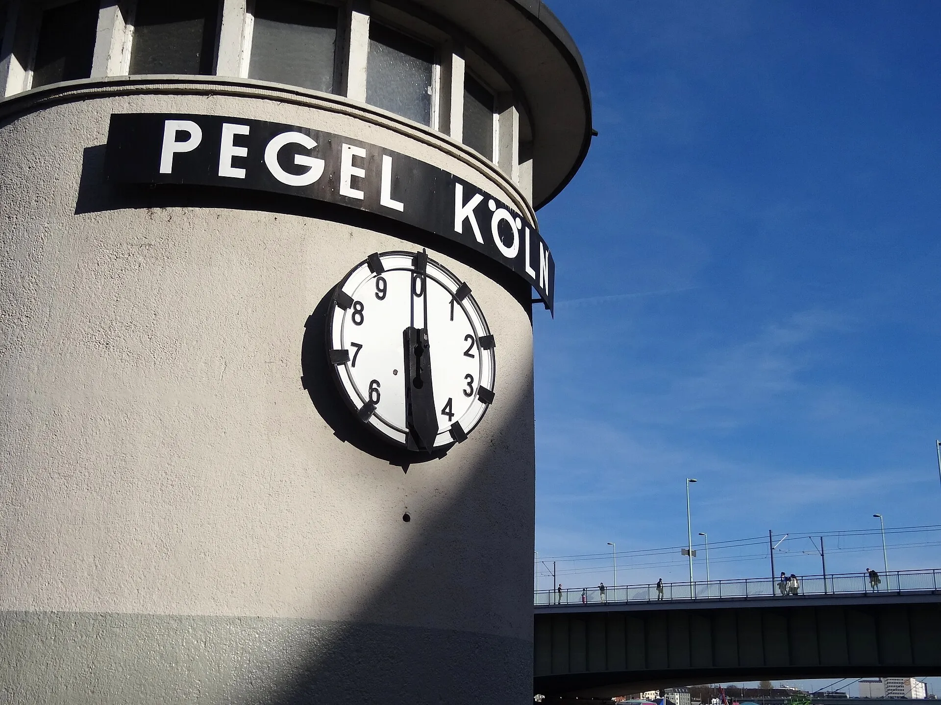 Clocktower with Bridge - Koln (Cologne) - Germany
