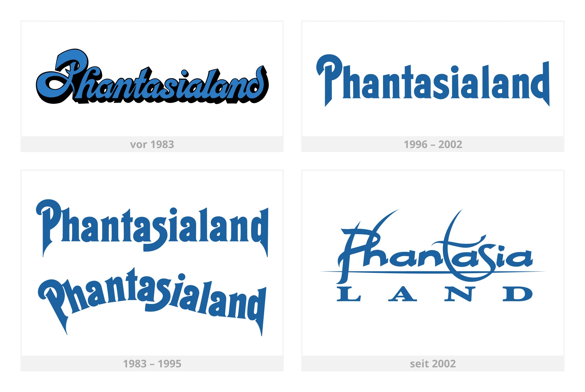 Logo-Historie des Phantasialands