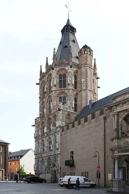 Northern tower of the old town hall, Cologne