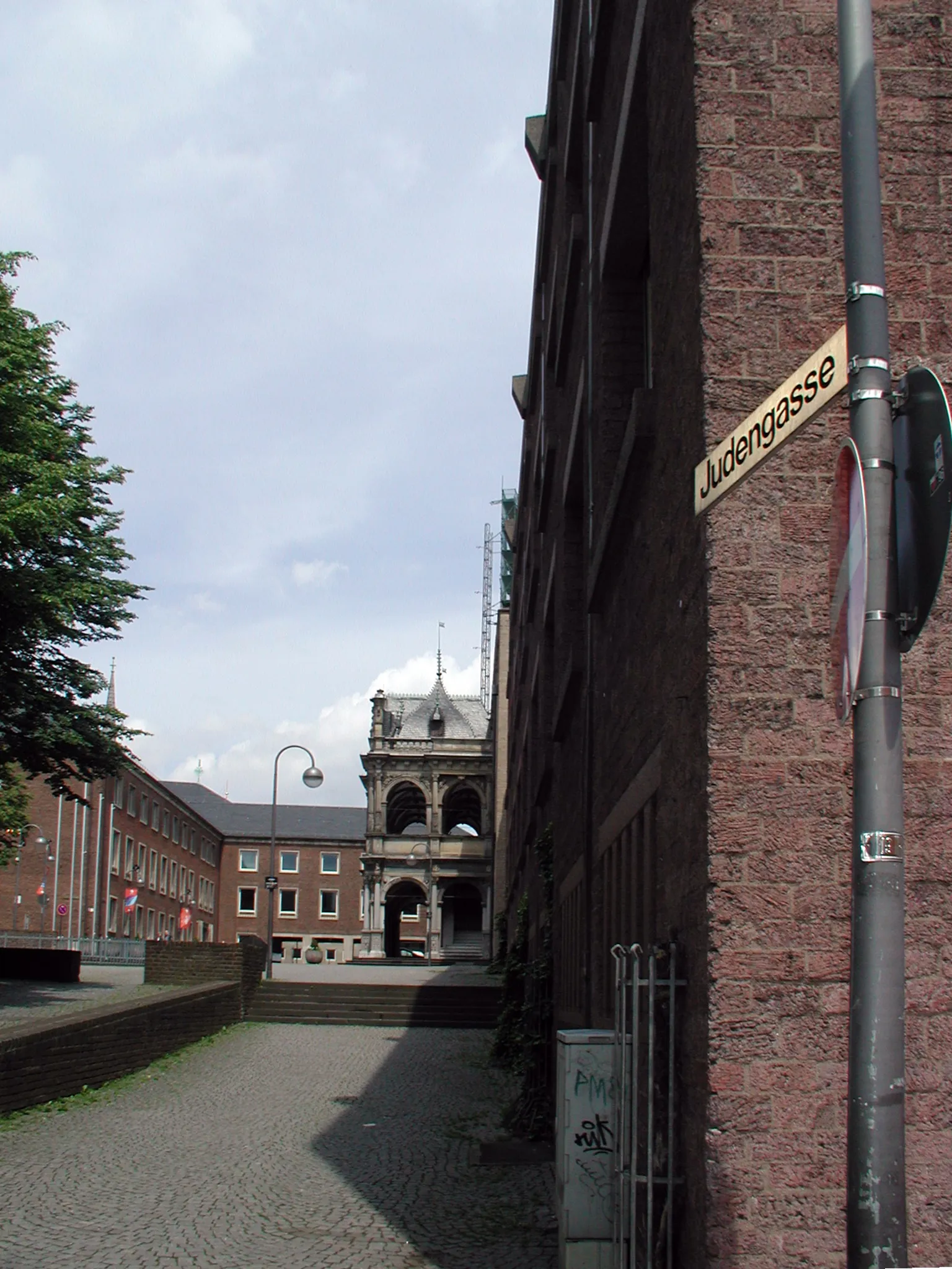 Köln Innenstadt, Judengasse am Rathausplatz