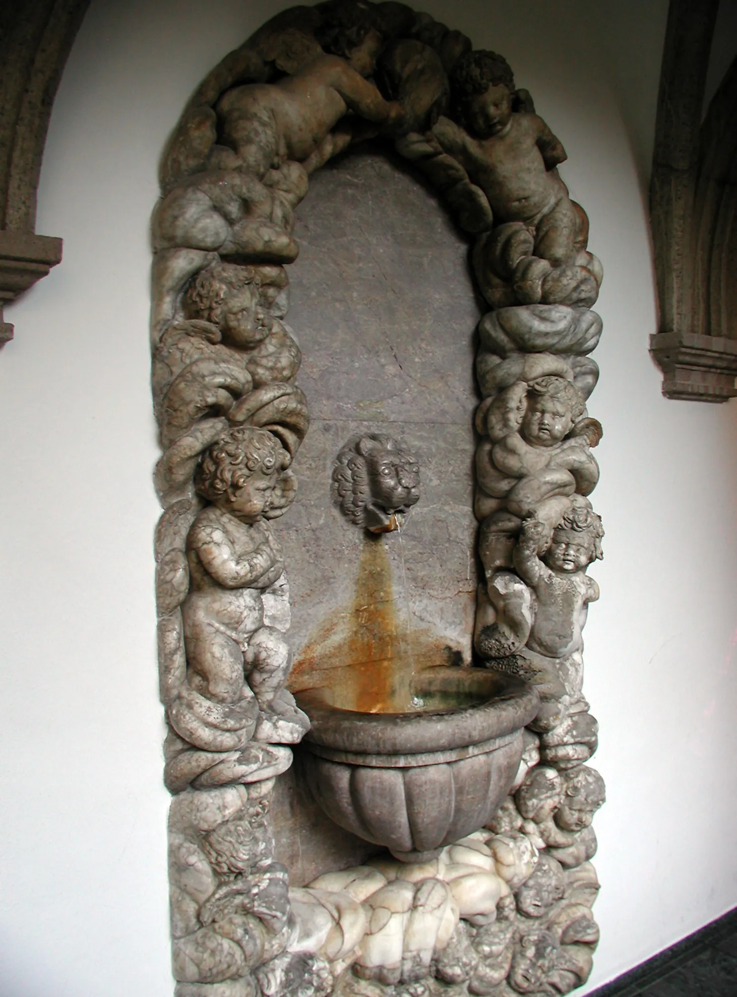 Köln-Rathaus, Petersbrunnen um 1662