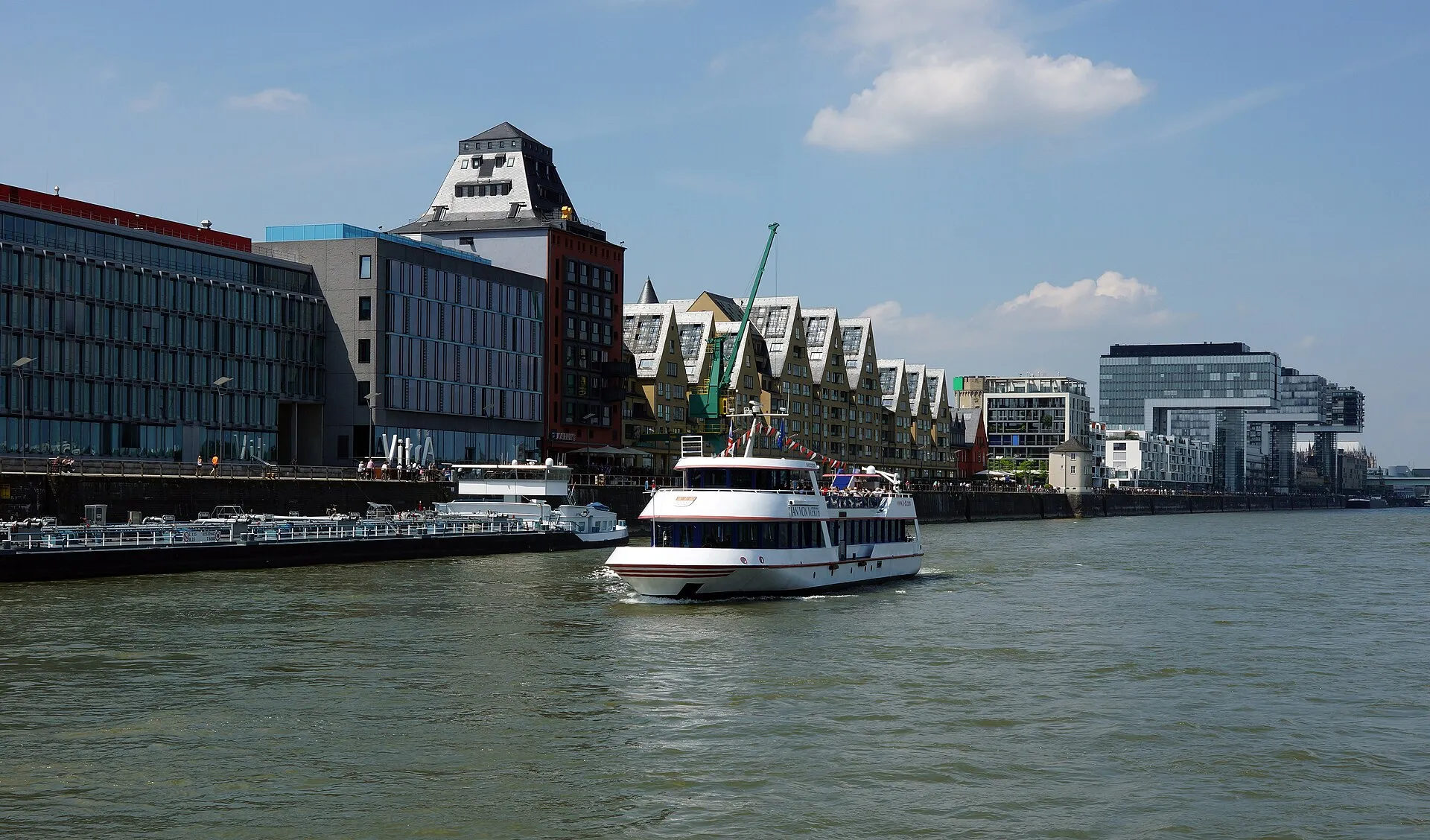 The passenger ship Jan von Werth in cologne.