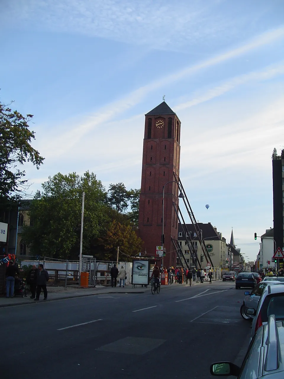 St. Johan Baptist Church tower in Cologne, Germany