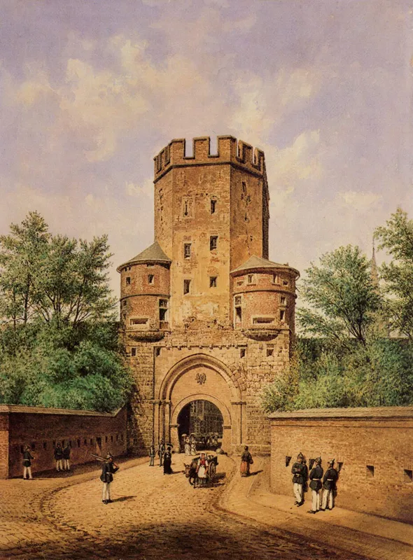 Köln Severinstorburg Feldseite
