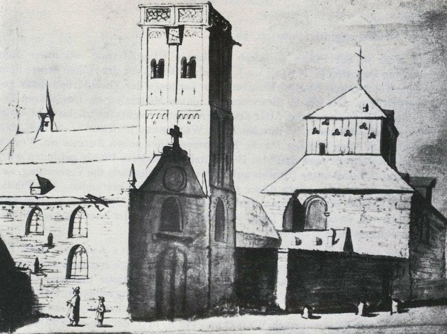 St. Jakob und St. Georg am Kölner Waidmarkt um 1664/65.