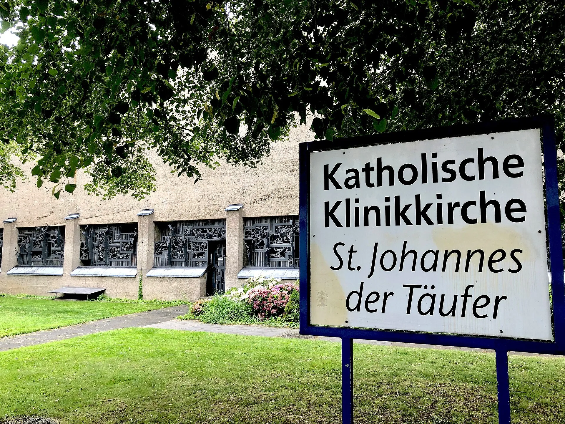 Catholic Church of the Prophet, Forerunner and Baptist of the Lord John in Cologne at the university hospitals (Cologne-Lindenthal).