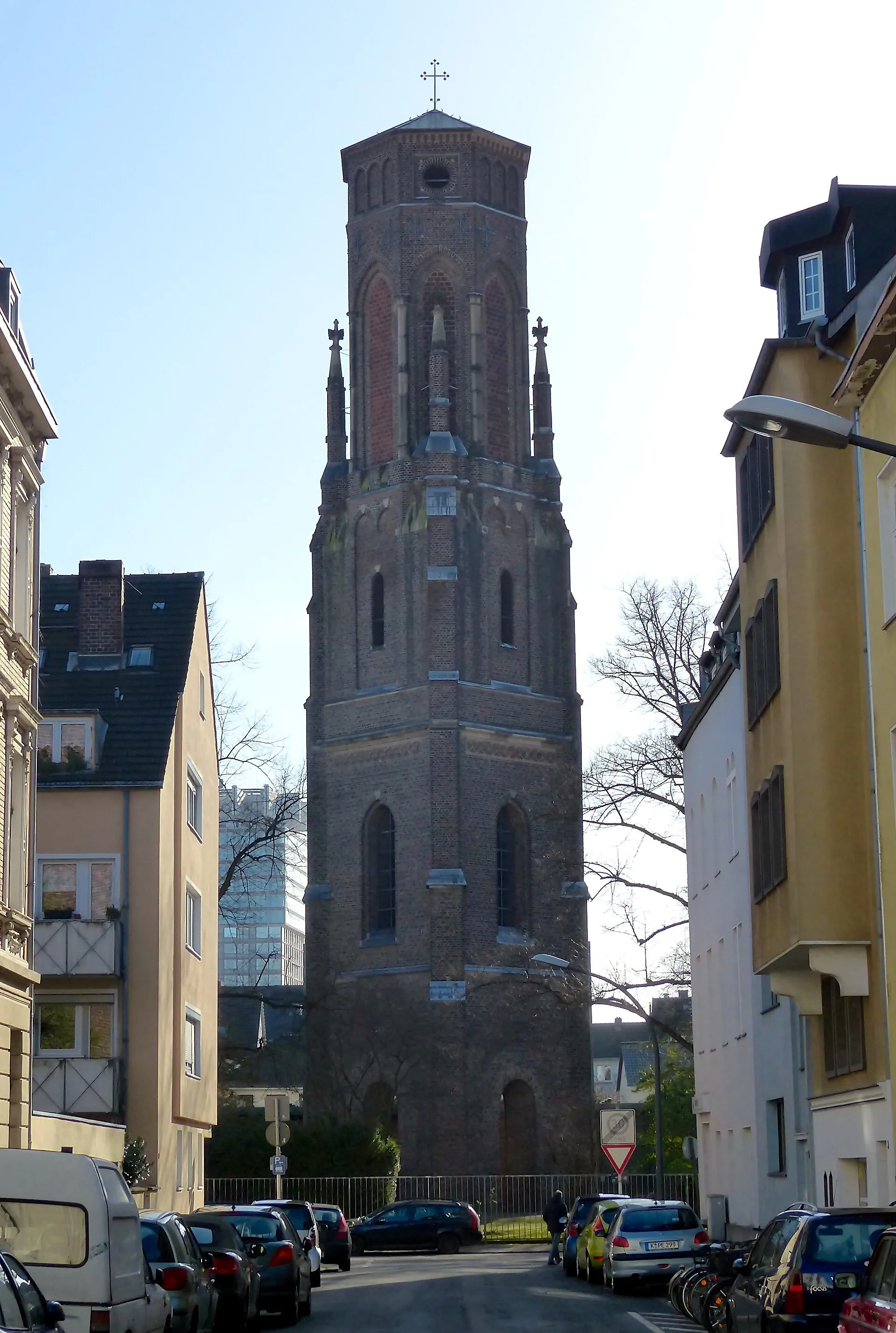 Turm (Campanile) von St. Stephan (Turmhelm 1944 zerstört) - Köln (Lindenthal)