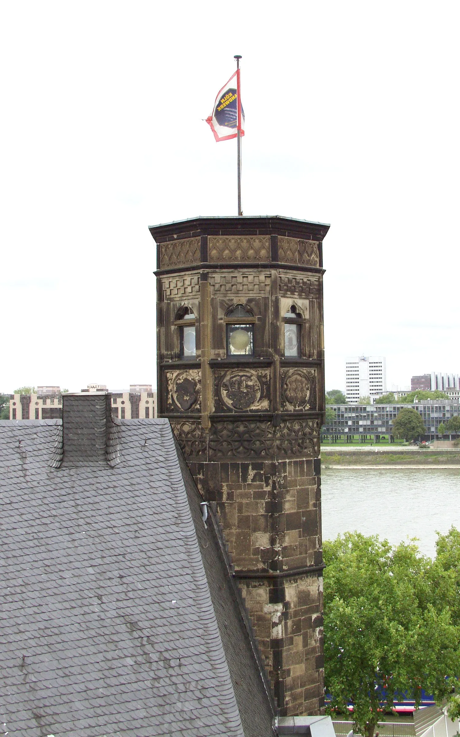 Treppenturm des Stapelhauses in Köln