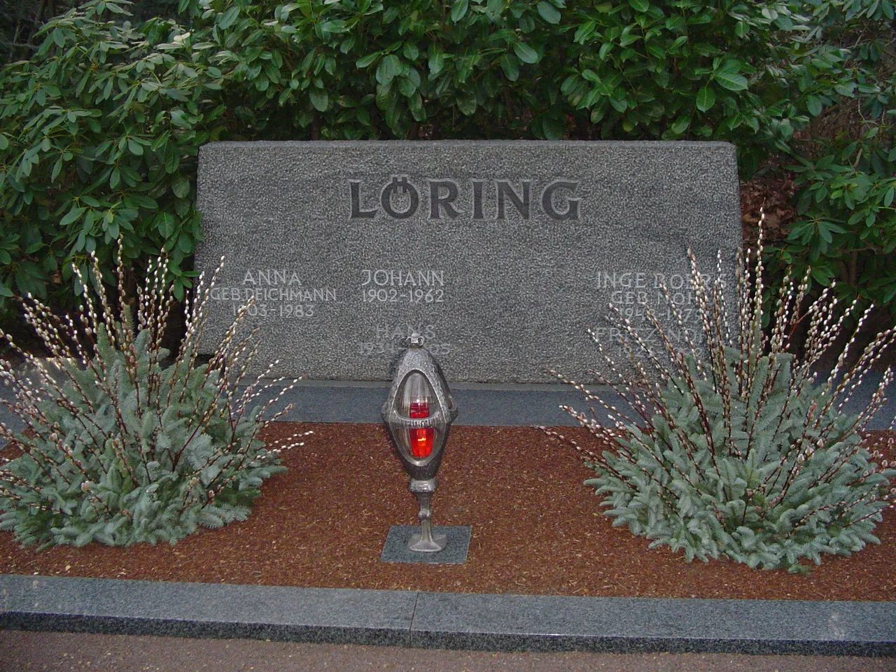 Grabstätte Jean Löring auf dem Südfriedhof Köln