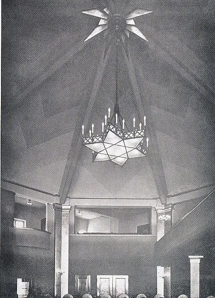 Synagogue of Ehrenfeld built in 1927 and destroyed by the nazis during the Kristalnacht