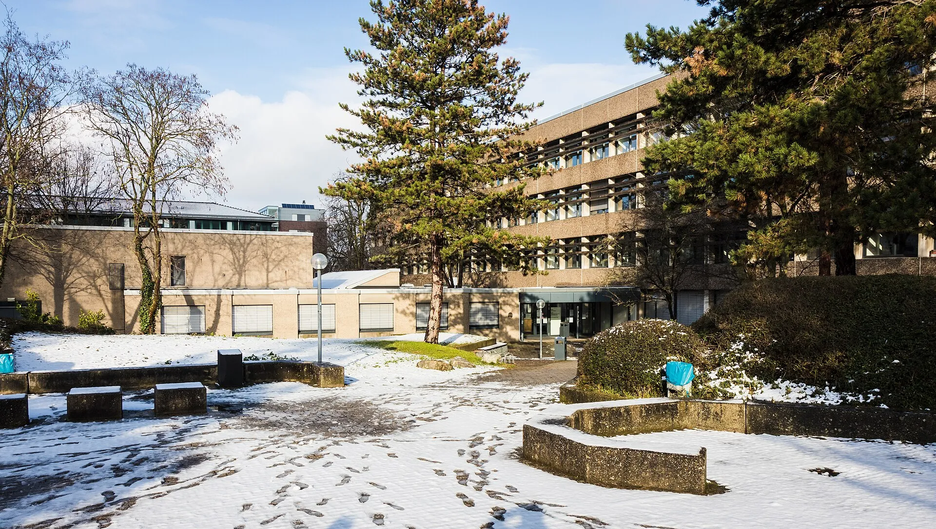 Altbau Campus Deutz der TH Köln, Fakultäten für Bauingenieurwesen und Architektur. Ursprünglich erbaut als „Staatliche Ingenieurschule für Bauwesen“m Architekte