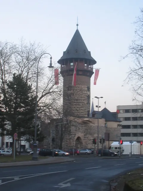 The socalled Ulrepforte in Cologne, Germany, is a part of the city's medieval defensive wall dating from the 13th cenutry.
