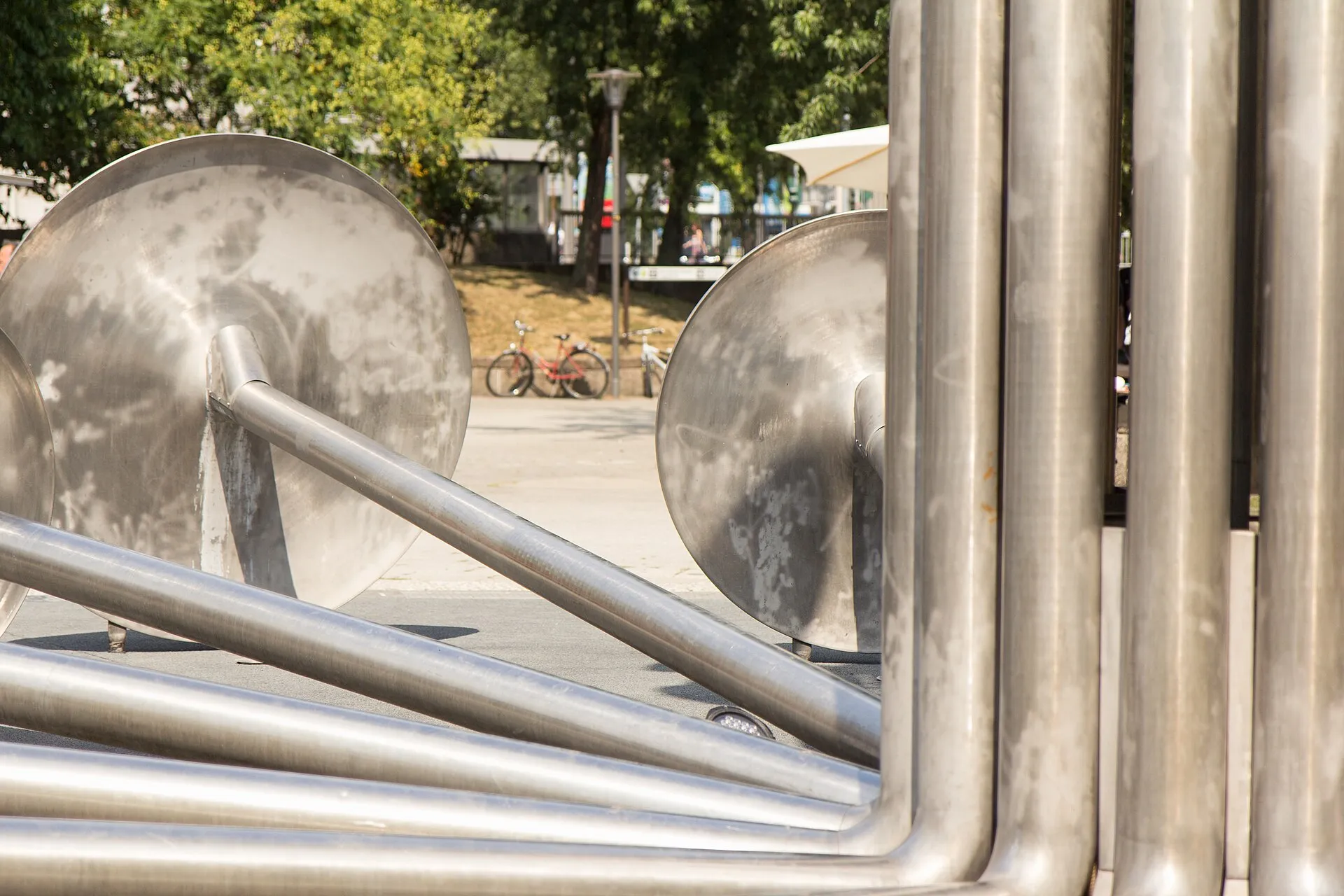 Inbetriebnahme „Wasserkinetische Plastik“ Ebertplatz, Köln