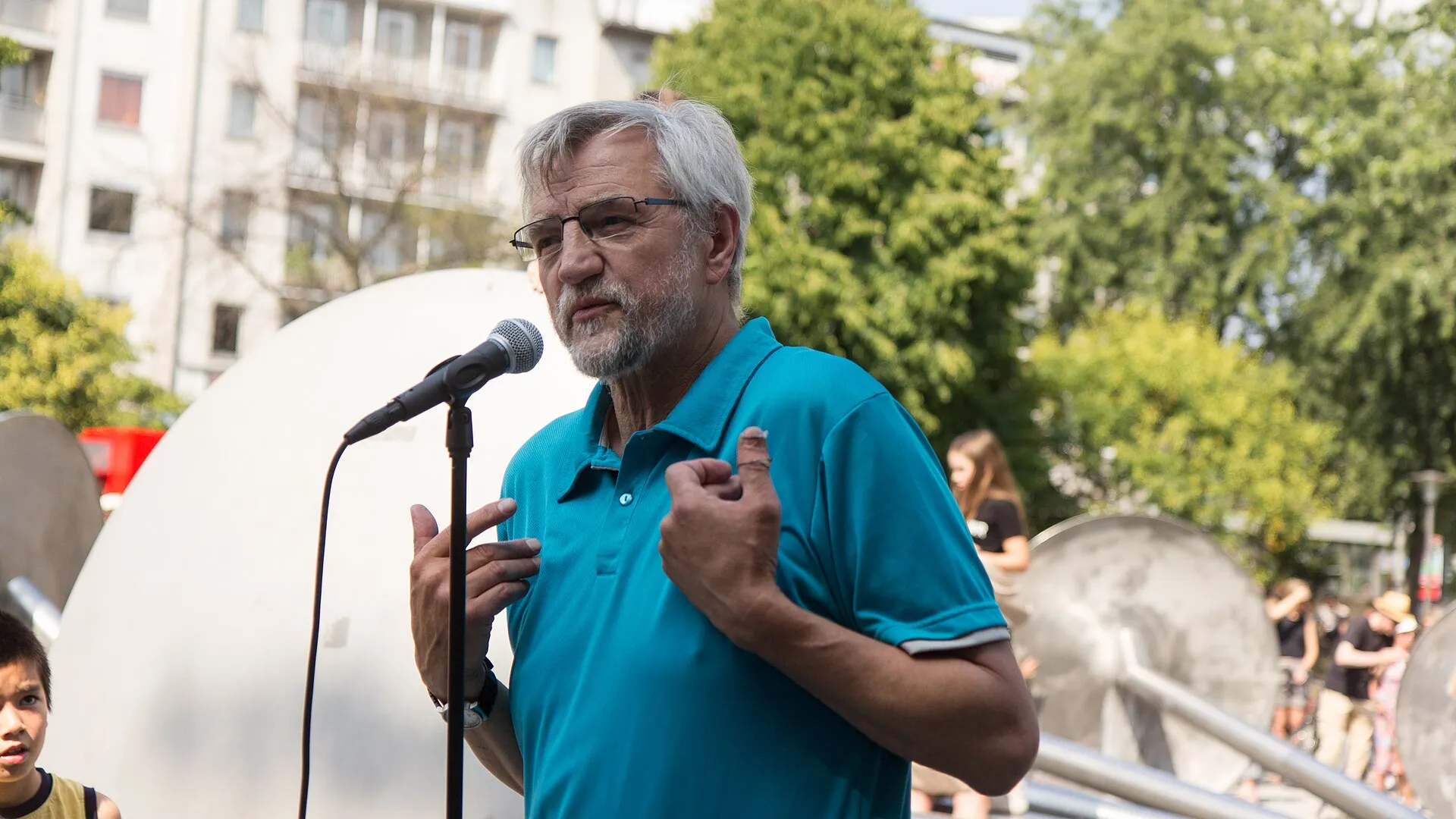 Inbetriebnahme „Wasserkinetische Plastik“ Ebertplatz, Köln