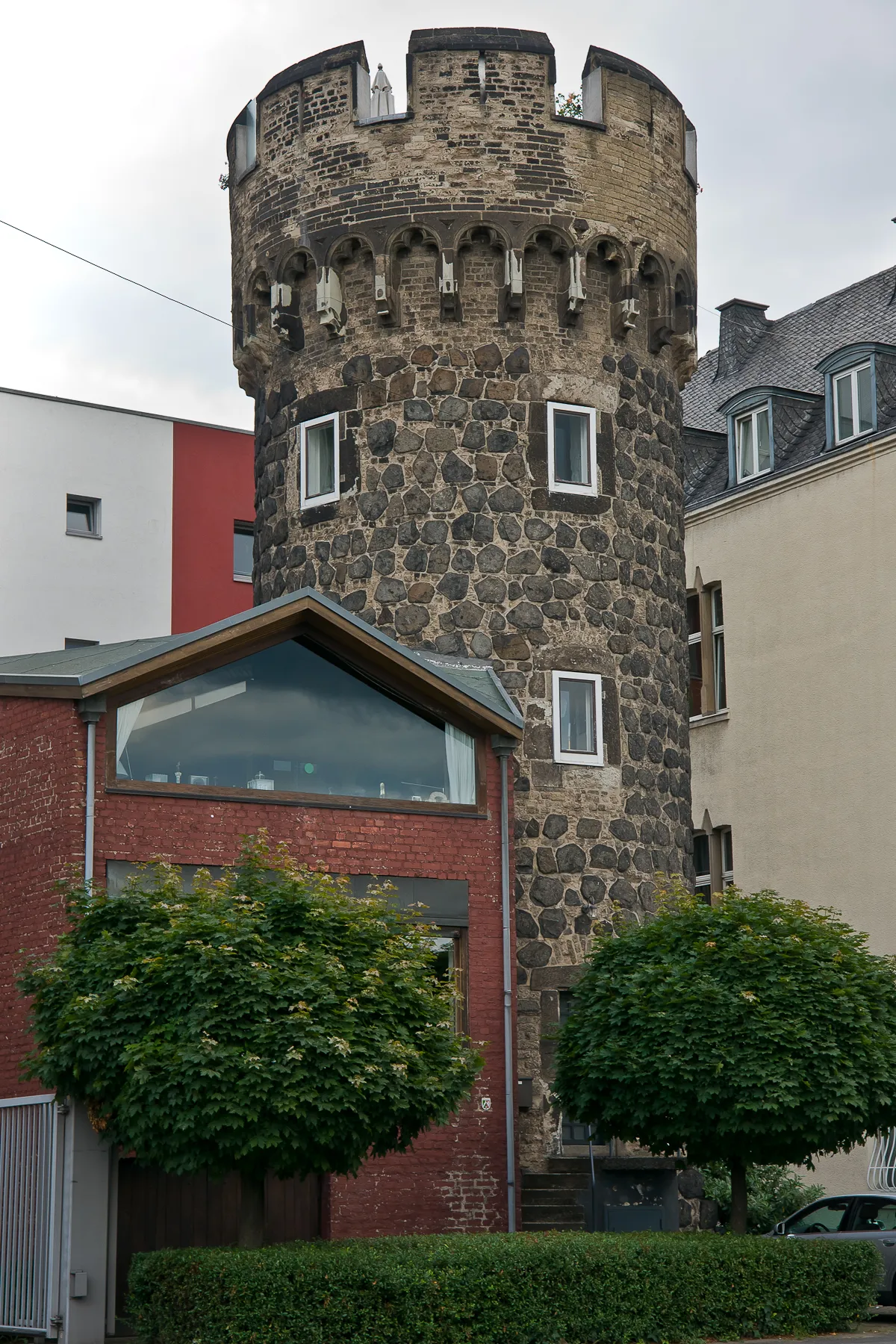 " Weckschnapp ", alter Befestigungsturm der Kölner Stadtmauer. Heute denkmalgeschütztes Objekt.