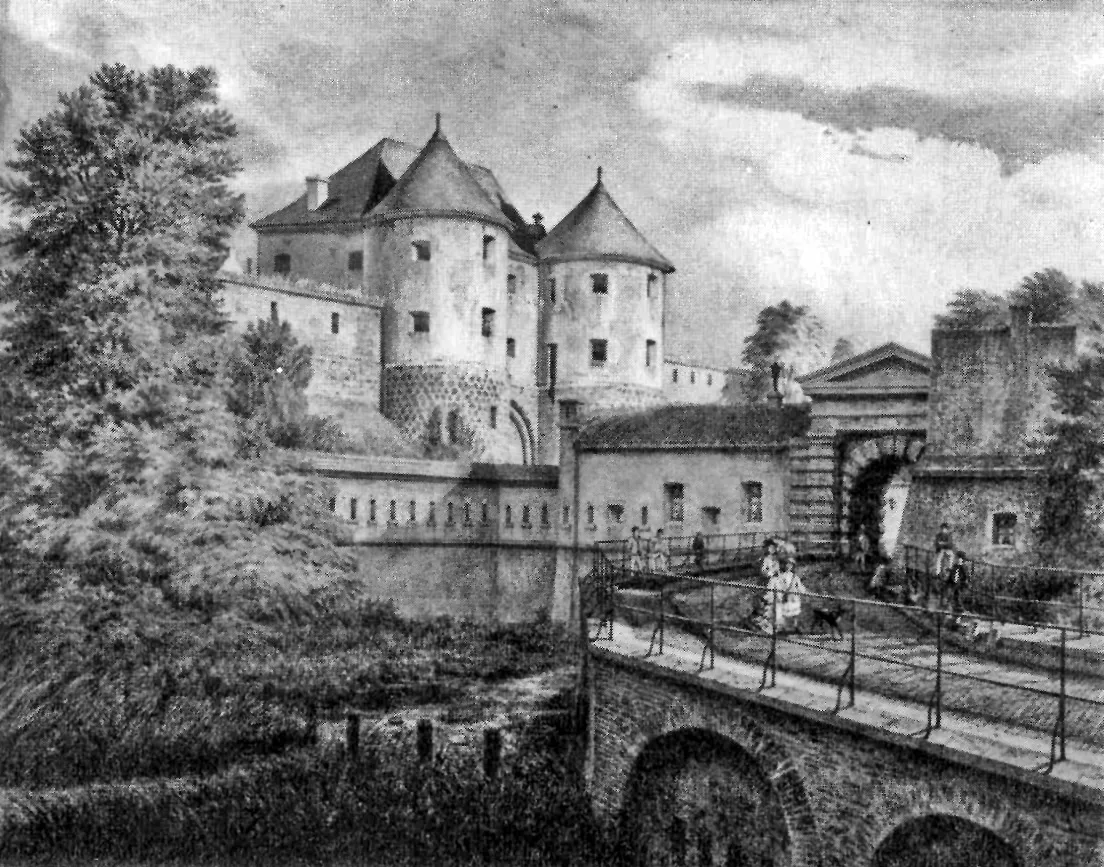 Weyertor, Köln 19. Jahrhundert. Ansicht von der nordwestlichen Feldseite