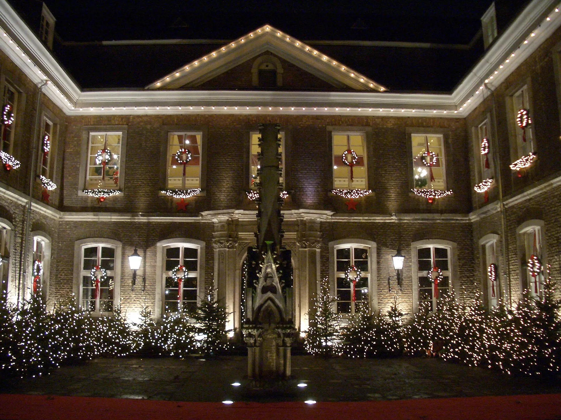 Innenhof der Wolkenburg in Köln