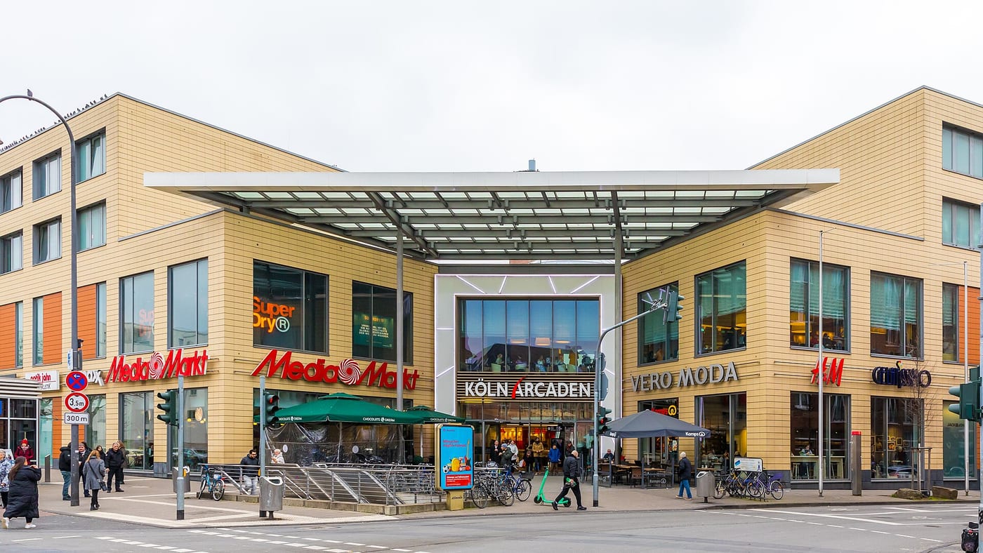 Köln Arcaden (Kalk Karree), Eingangsbereich